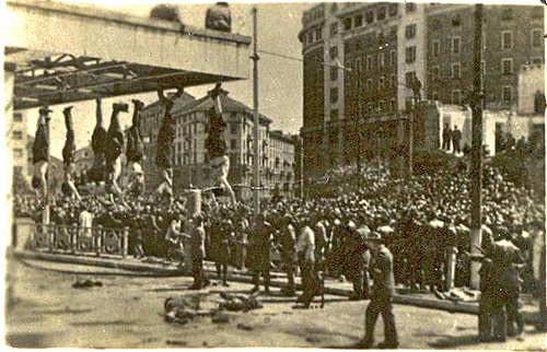 Muerte de Mussolini