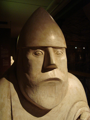 Escultura vikinga del Museo de Gotemburgo en Suecia