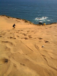 Las dunas de Concón en Valparaíso, Chile