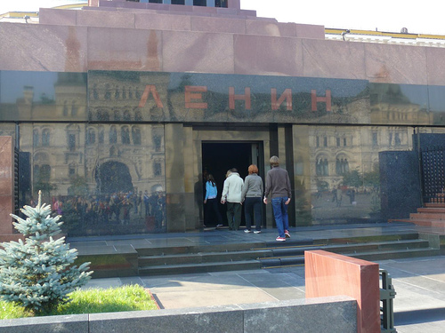 Mausoleo de Lenin en La Plaza Roja