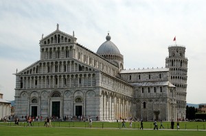 Viaje a la torre de Pisa, Italia