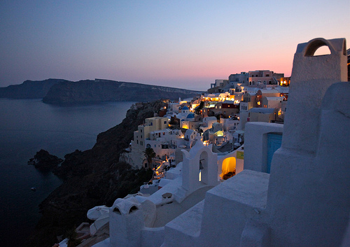 El atardecer de Oia