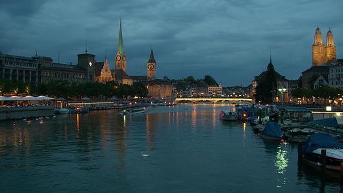 El lago de Zurich