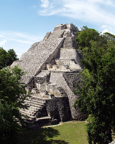 Sitios arqueológicos mayas en Campeche, México