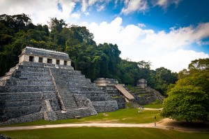 Las ruinas Mayas del Parque Nacional Palenque