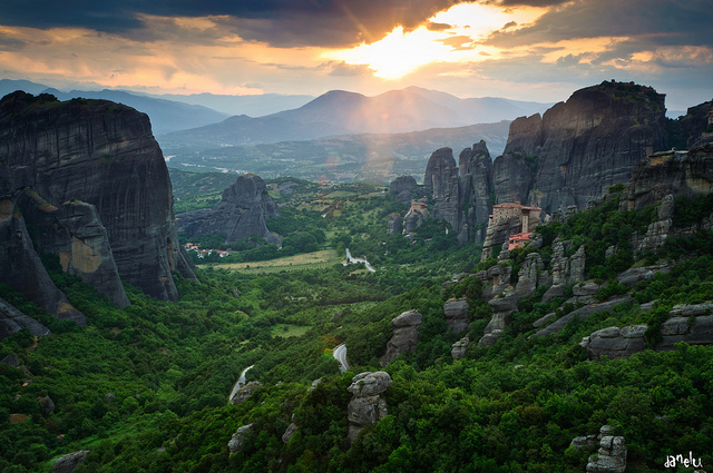 Meteora plena naturaleza