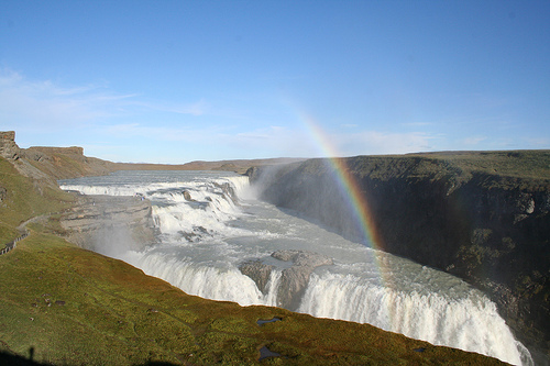 La cascada de Gullfoss, la cascada dorada