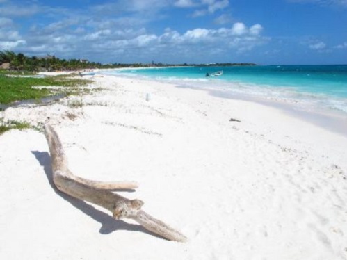 Playas tranquilas en el Caribe mexicano