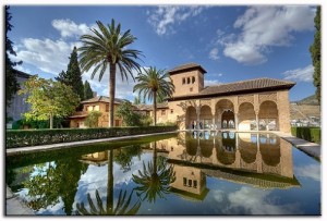 Pasear por los jardines de Granada