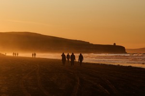 La playa de Portstewart Strand, sobre el océano Atlántico
