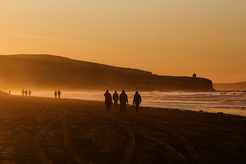 La playa de Portstewart Strand, sobre el océano Atlántico