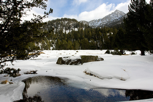 Valle de Boi nevado. por Federico