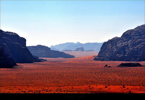 El desierto de Wadi Rum en Jordania, un trozo del planeta Marte