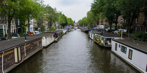 Casas flotantes en Amsterdam
