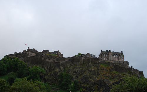 El Castillo de Edimburgo, un palacio en lo alto de la colina