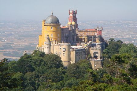 El Romántico Palacio de la Peña en un bucólico paraje portugués