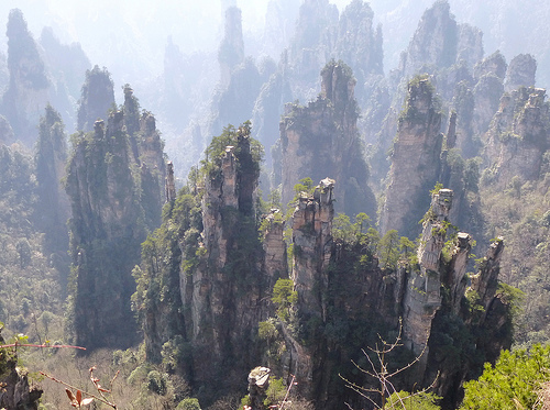 El Parque Nacional del Bosque de Zhangjiajie