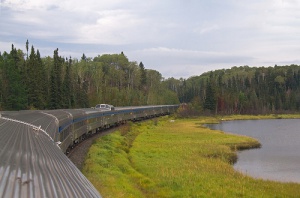 Viajar en tren en Canadá con El Canadiense