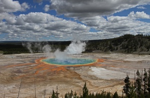 La fuente prismática del Parque Nacional Yellowstone