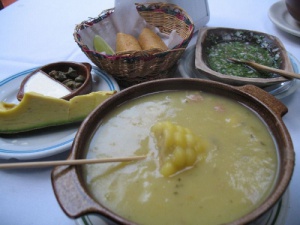Gastronomía colombiana: el ajiaco