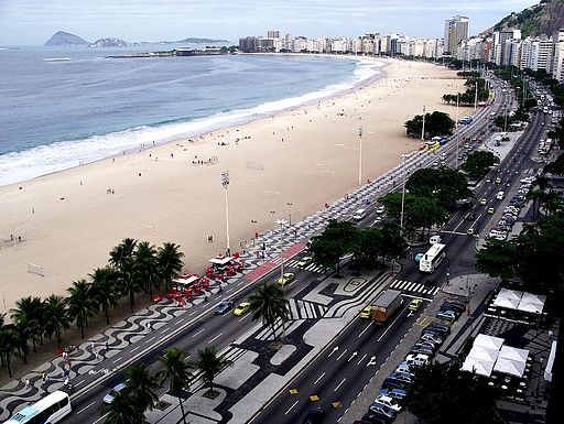 Copacabana, en Río de Janeiro.