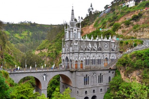 El Santuario de las Lajas, un magnífico bien cultural.