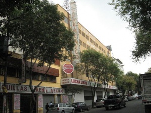 Tres escenarios de lucha libre en México