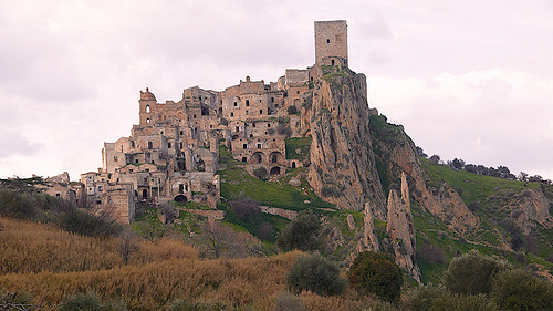 La ciudad medieval de Craco.