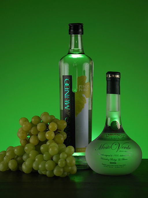El pisco, bebida emblemática de Perú.
