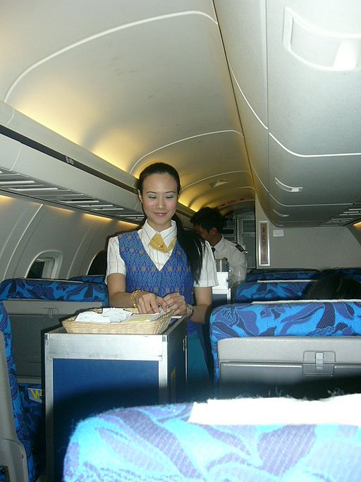 Los auxiliares de vuelo se encuentran con todo tipo de personas.