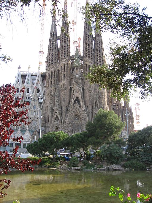 El Templo Expiatorio de la Sagrada Familia.