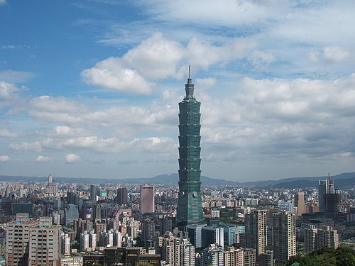 El Taipei 101, en Taiwan.