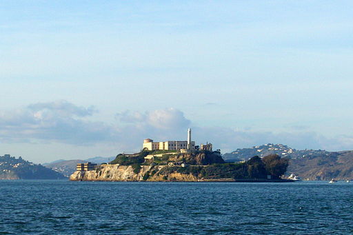 La Isla de Alcatraz, en California, Estados Unidos.
