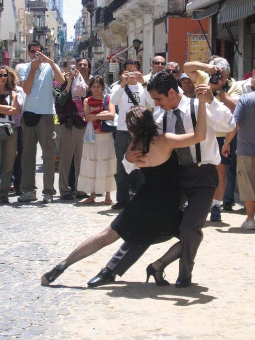 El tango en Buenos Aires, Argentina.