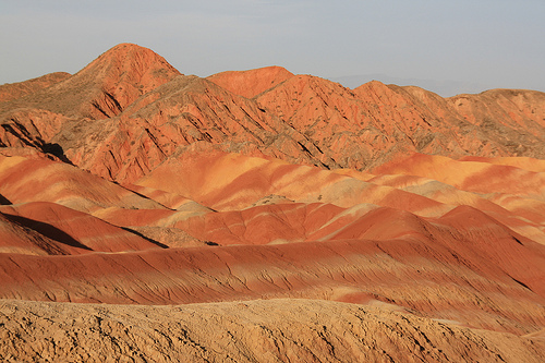 Las Montañas Danxia de Zhángye, en China.