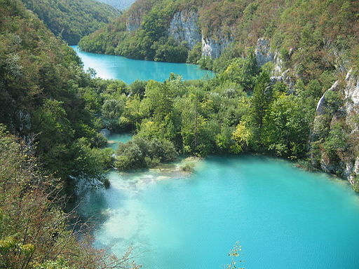 Los Lagos de Plitvice, en Croacia.