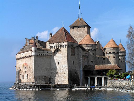 El Castillo de Chillón, en el Lago Leman
