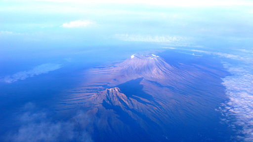 El Kilimanjaro, desde el cielo