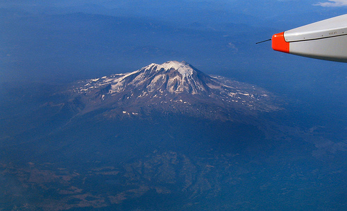 Un volcán, como para postal
