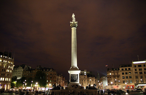 columna-de-nelson-trafalgar-square-londres