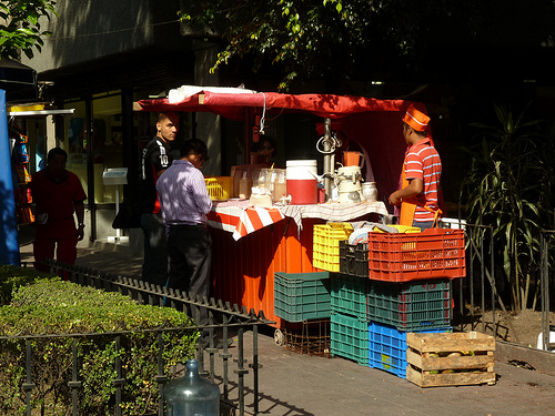 La comida callejera tiene el sabor de cada país
