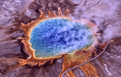 El espectacular colorido de la Gran Fuente