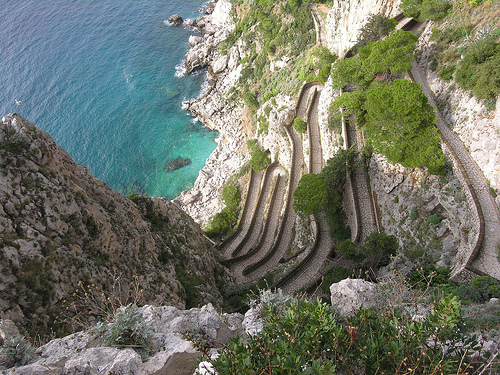 La Vía Krupp, en Capri