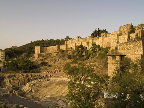 alcazaba y teatro de malaga