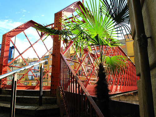 ciudad de girona puente de hierro