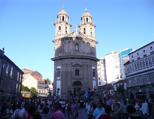 iglesia de la peregrina ciudad de pontevedra