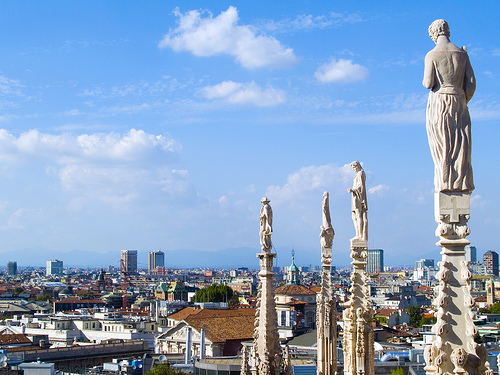 pinaculos duomo de milan
