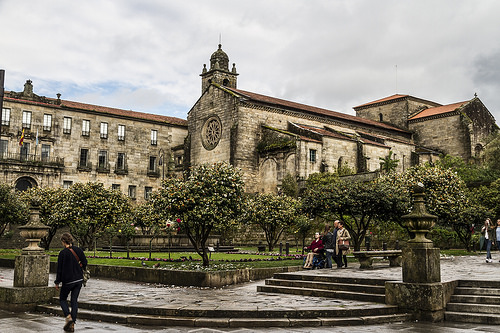 plaza de la herreria ciudad de pontevedra