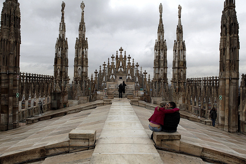 terraza panoramica duomo de milan