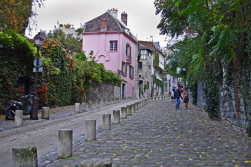 calles barrio montmartre
